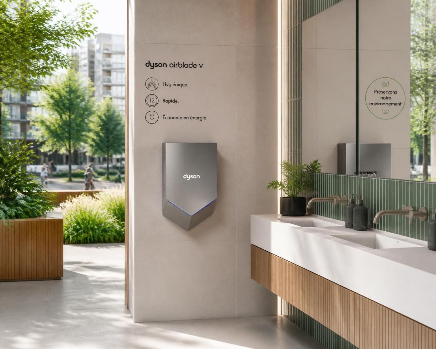 découvrez pourquoi le format compact et sans eau des sèche-mains dyson séduit particulièrement dans les espaces écoresponsables, alliant efficacité, hygiène et respect de l'environnement.