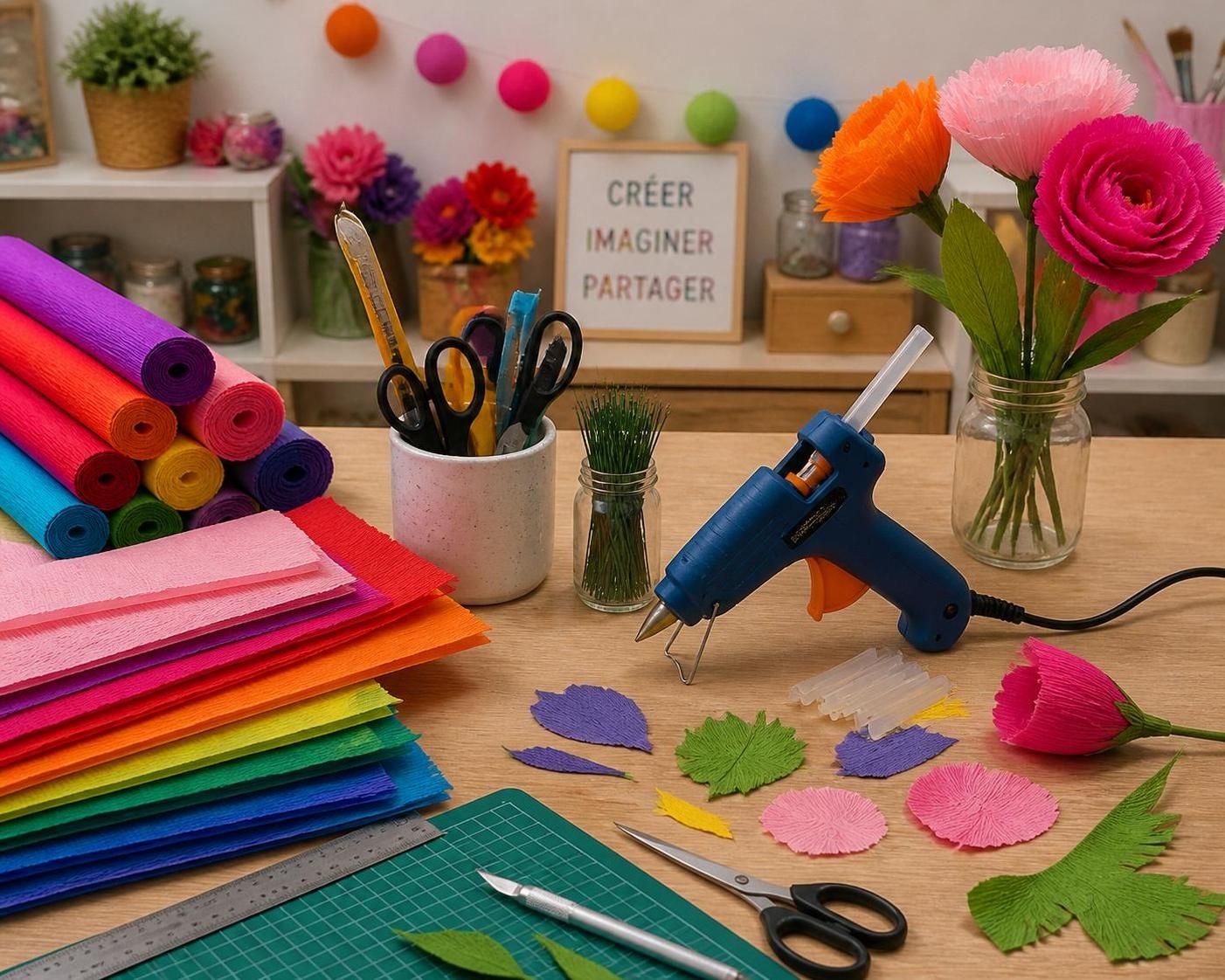 découvrez notre fiche technique détaillée pour créer des fleurs en papier crépon avec des astuces simples afin d'obtenir un rendu naturel et durable, parfait pour toutes vos décorations.