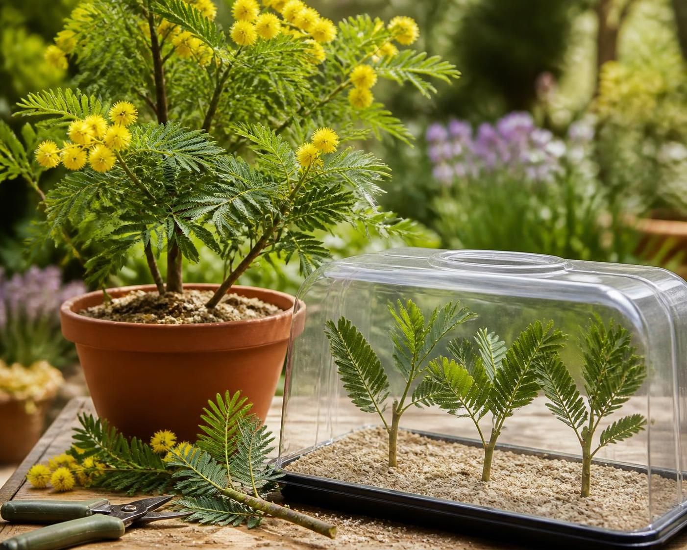 découvrez les astuces naturelles indispensables pour réussir la multiplication de votre bouture de mimosa à coup sûr et faire pousser de beaux plants facilement.
