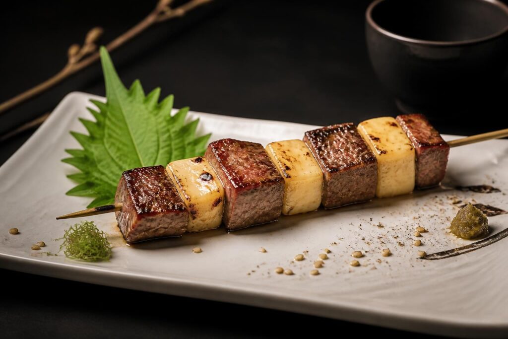 découvrez le boeuf fromage yakitori, une alliance surprenante qui conquiert les papilles françaises avec ses saveurs uniques et gourmandes.