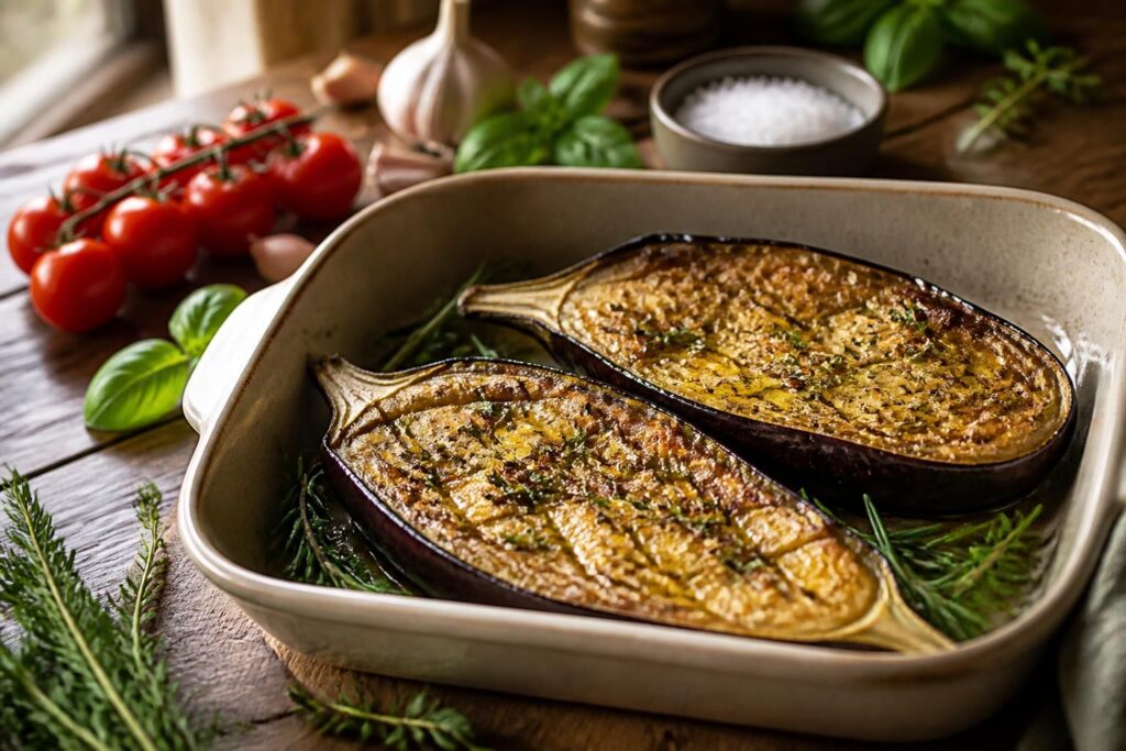 découvrez nos astuces infaillibles pour réussir la cuisson de l'aubergine au four, obtenant une texture fondante et une saveur riche qui raviront vos papilles.