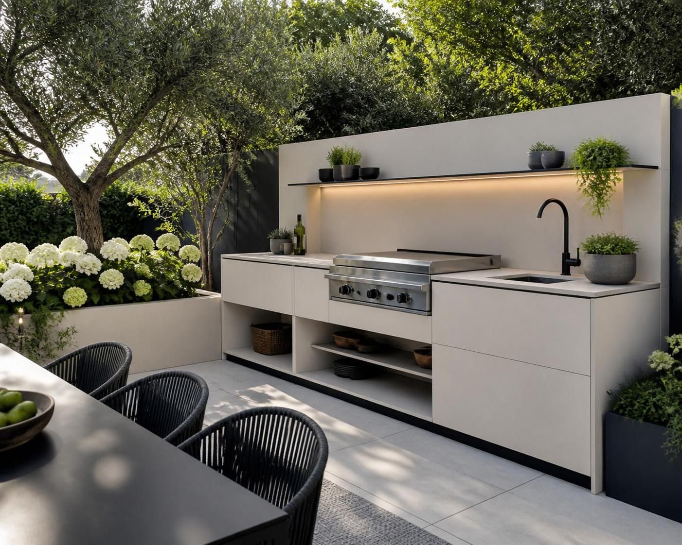 découvrez comment la cuisine extérieure en béton cellulaire allie durabilité et convivialité pour créer un espace idéal en plein air.