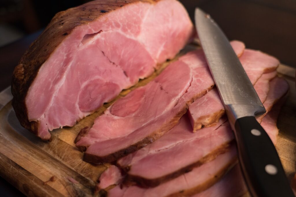 Christmas table ham cut to slices
Donations appreciated