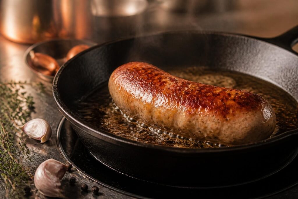 découvrez nos astuces pour réussir la cuisson de l'andouillette à la poêle, pour un résultat croustillant et savoureux à chaque fois.