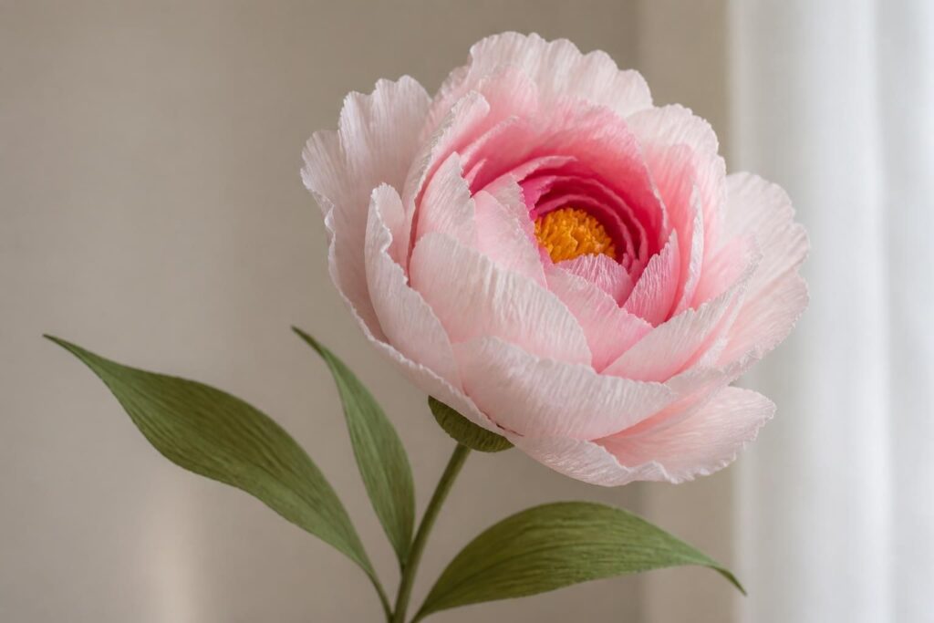 découvrez nos astuces pour réaliser une fleur en papier crépon avec un rendu naturel et durable. suivez notre fiche technique détaillée pour un diy réussi et élégant.