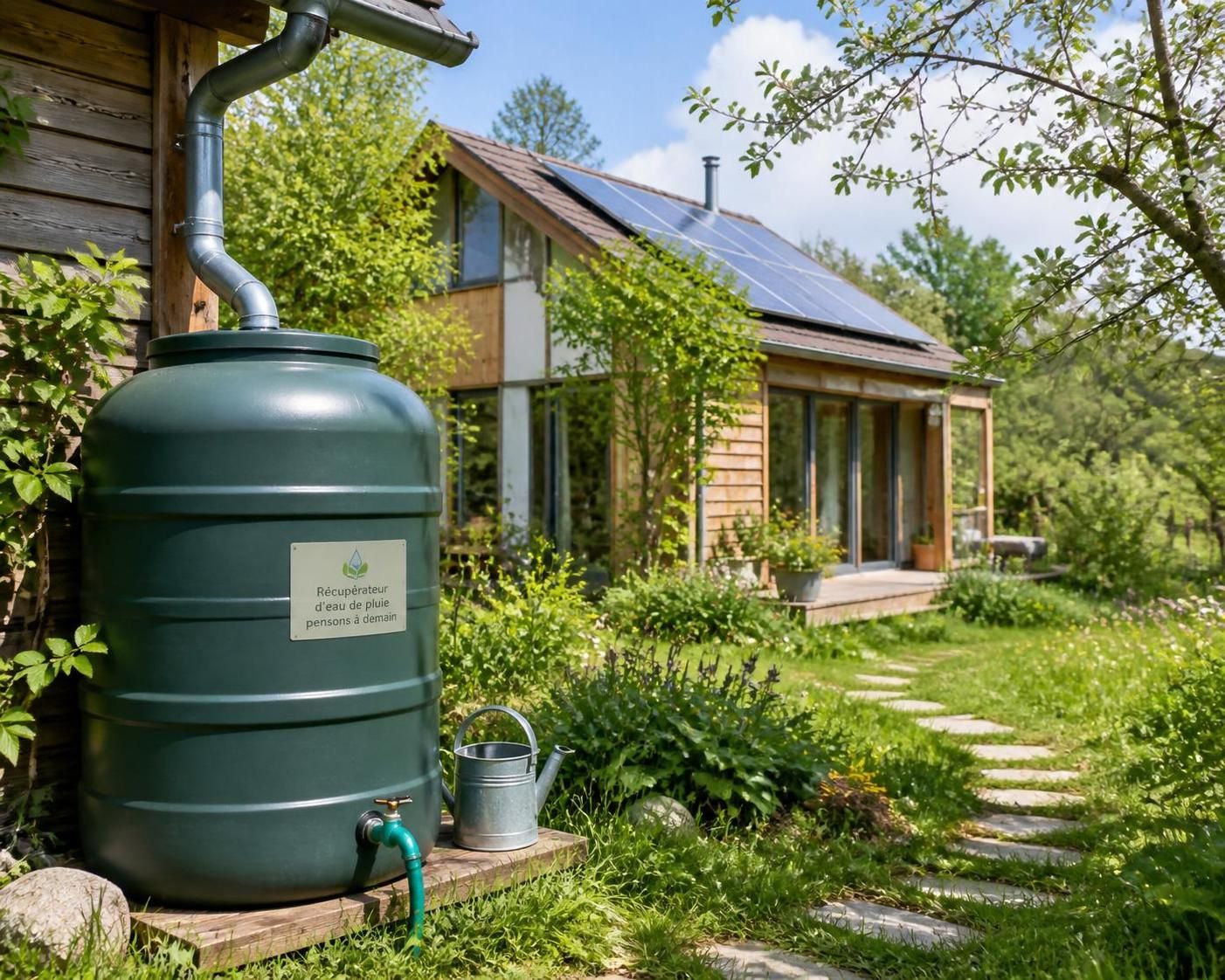 découvrez comment un récupérateur d'eau de pluie peut réduire vos factures et contribuer à une maison écologique plus économique et durable.