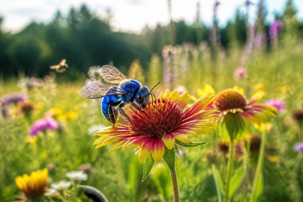 découvrez l'abeille bleue, un acteur crucial et souvent méconnu de la pollinisation écologique, essentiel pour la biodiversité et la santé des écosystèmes.