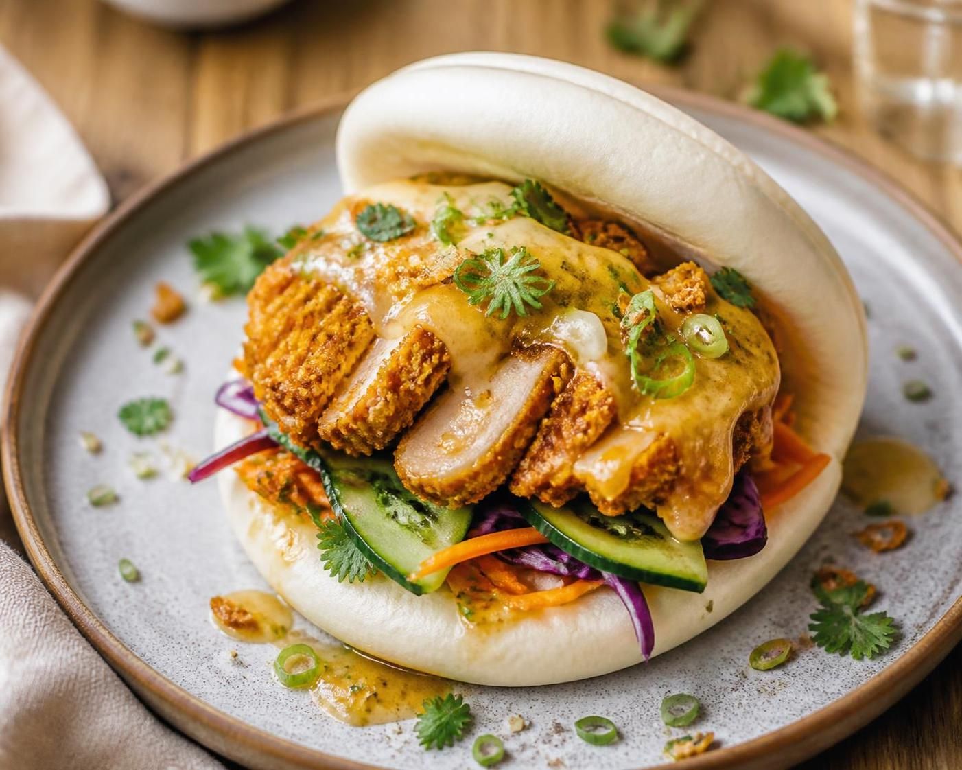 découvrez la recette maison du bao poulet, un sandwich vapeur savoureux et léger, parfait pour un repas gourmand et équilibré.
