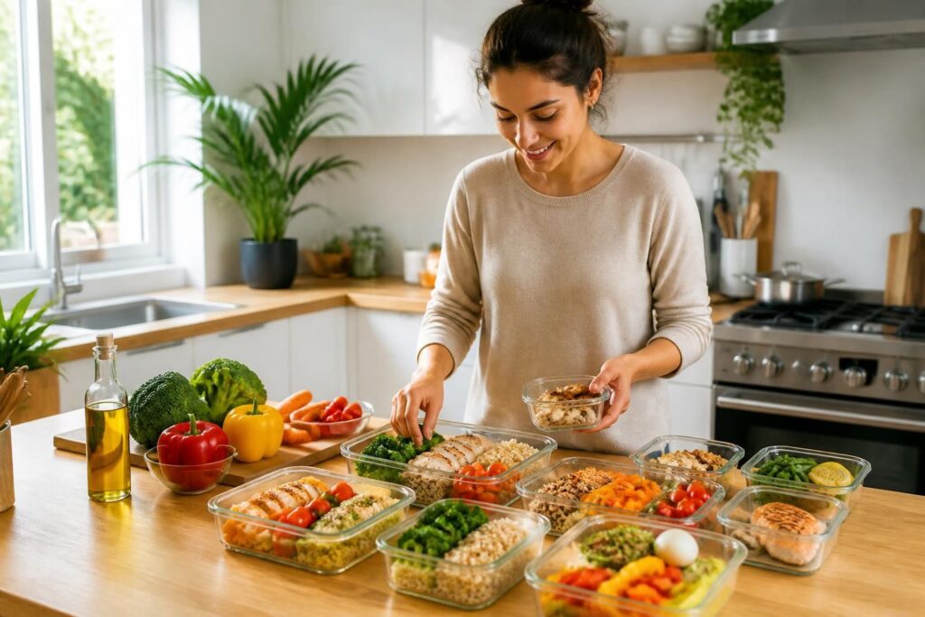 découvrez comment organiser vos repas de la semaine en une seule session grâce au batch cooking équilibré pour gagner du temps tout en mangeant sainement.