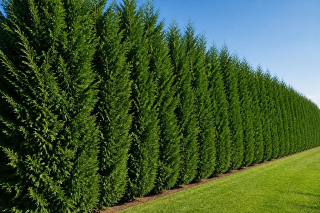 découvrez le cyprès de leyland, l’arbre parfait pour créer une haie dense et rapide à pousser, offrant intimité et élégance à votre jardin.