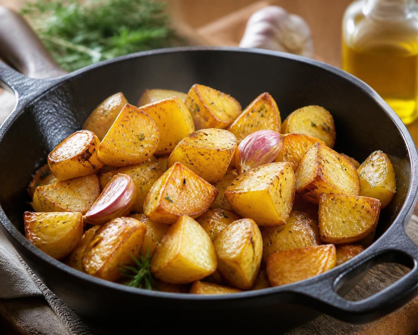 découvrez notre astuce simple pour réussir des pommes de terre sautées à la poêle parfaitement dorées et croustillantes à chaque fois.