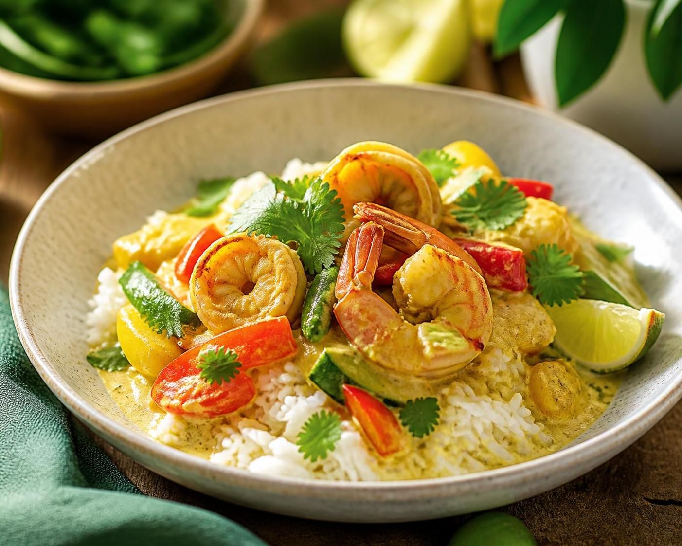 découvrez une recette savoureuse de riz au crevette curry, parfaite pour un repas exotique, rapide et facile à préparer. apportez des saveurs d'ailleurs à votre table en quelques minutes !
