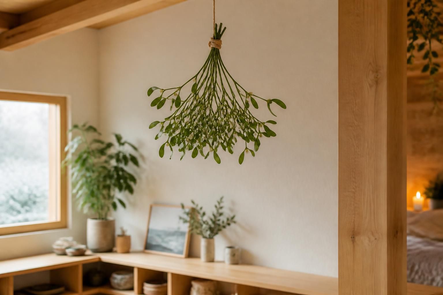découvrez comment la plante sacrée gui le s’intègre parfaitement dans votre maison écologique pour apporter harmonie et bien-être.