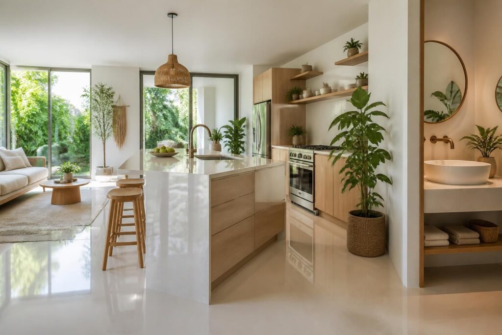 découvrez comment utiliser la résine époxy de manière écologique pour créer une maison plus saine, en privilégiant des solutions durables et respectueuses de l'environnement.
