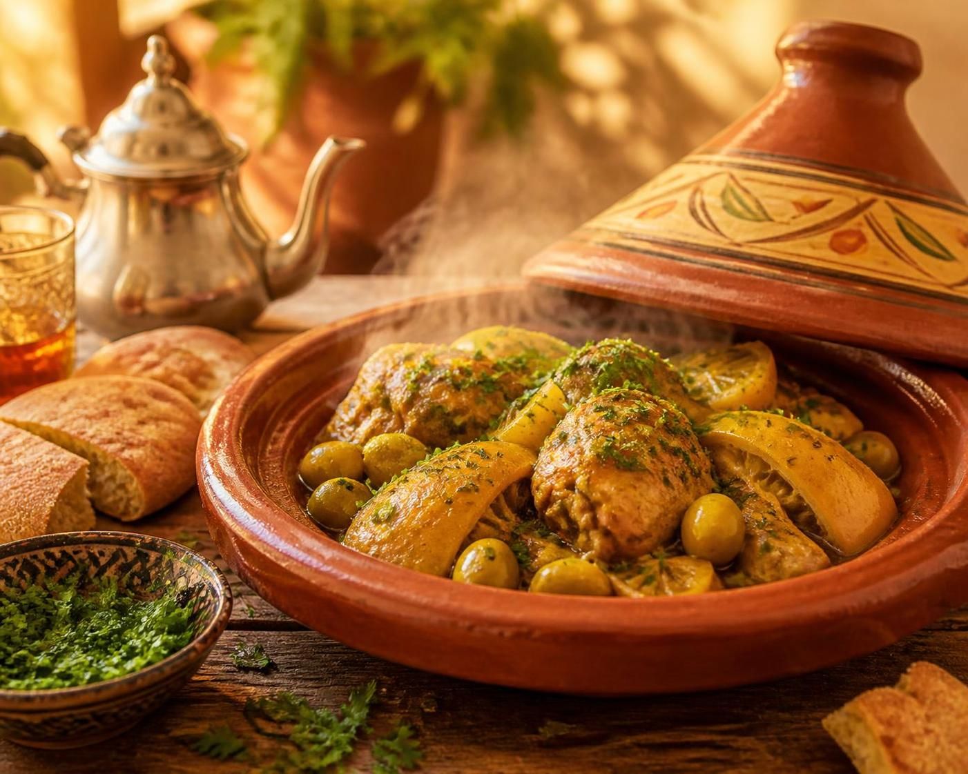 découvrez les secrets du tajine aux olives, une recette traditionnelle riche en saveurs méditerranéennes. apprenez à préparer ce plat authentique et savoureux, parfait pour un repas convivial.
